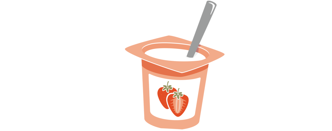 Illustration Joghurt